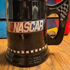 Nascar Black Ceramic Mug with White Sherwood Logo